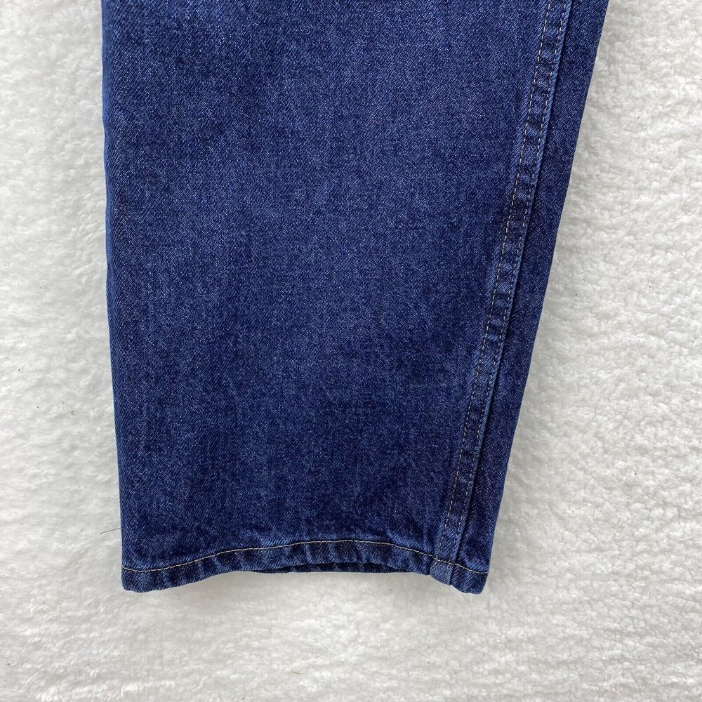 Wrangler Jeans Men 48x30 Blue Five Star Regular Fit Denim Sits at Waist Med Wash - Picture 7 of 16